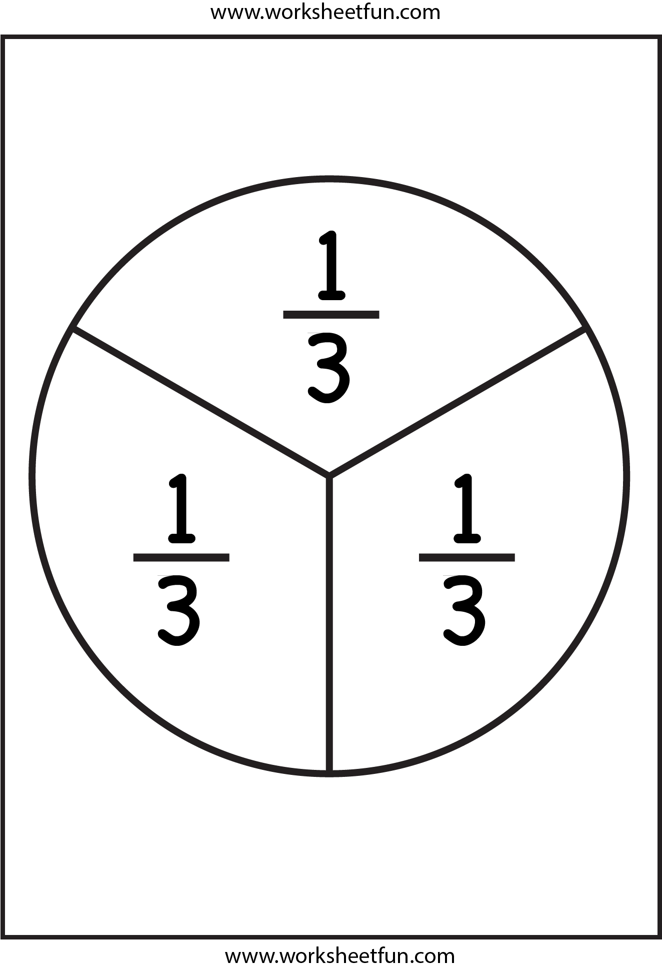 fraction-circles-printable