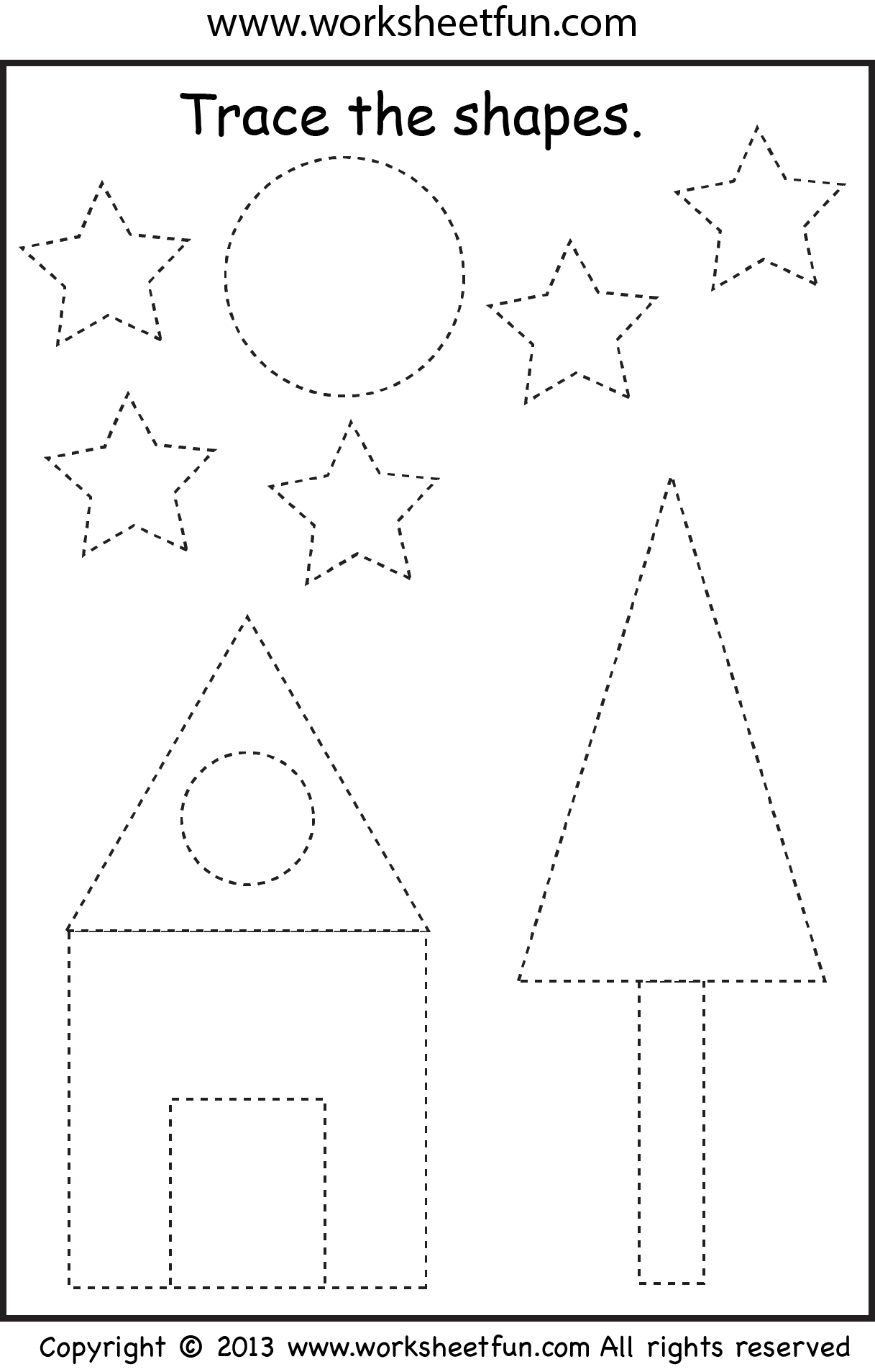 picture-tracing-shapes-two-worksheets-free-printable-worksheets