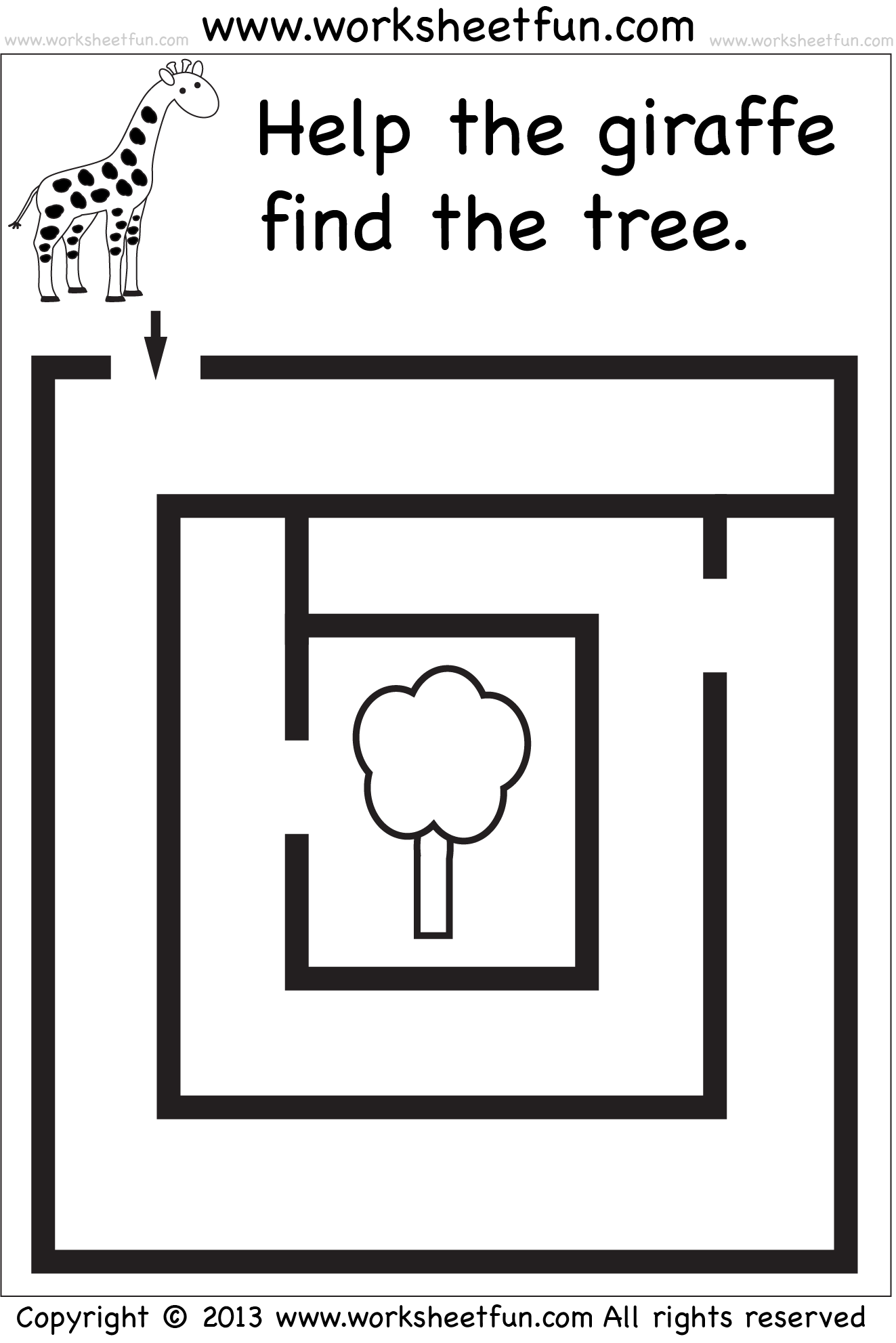 Beginner Mazes Preschool And Kindergarten 6 Worksheets FREE Printable Worksheets