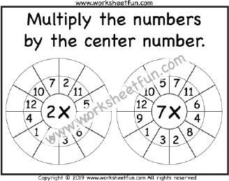 Times Table Worksheets – 1, 2, 3, 4, 5, 6, 7, 8, 9, 10, 11, 12, 13, 14 ...