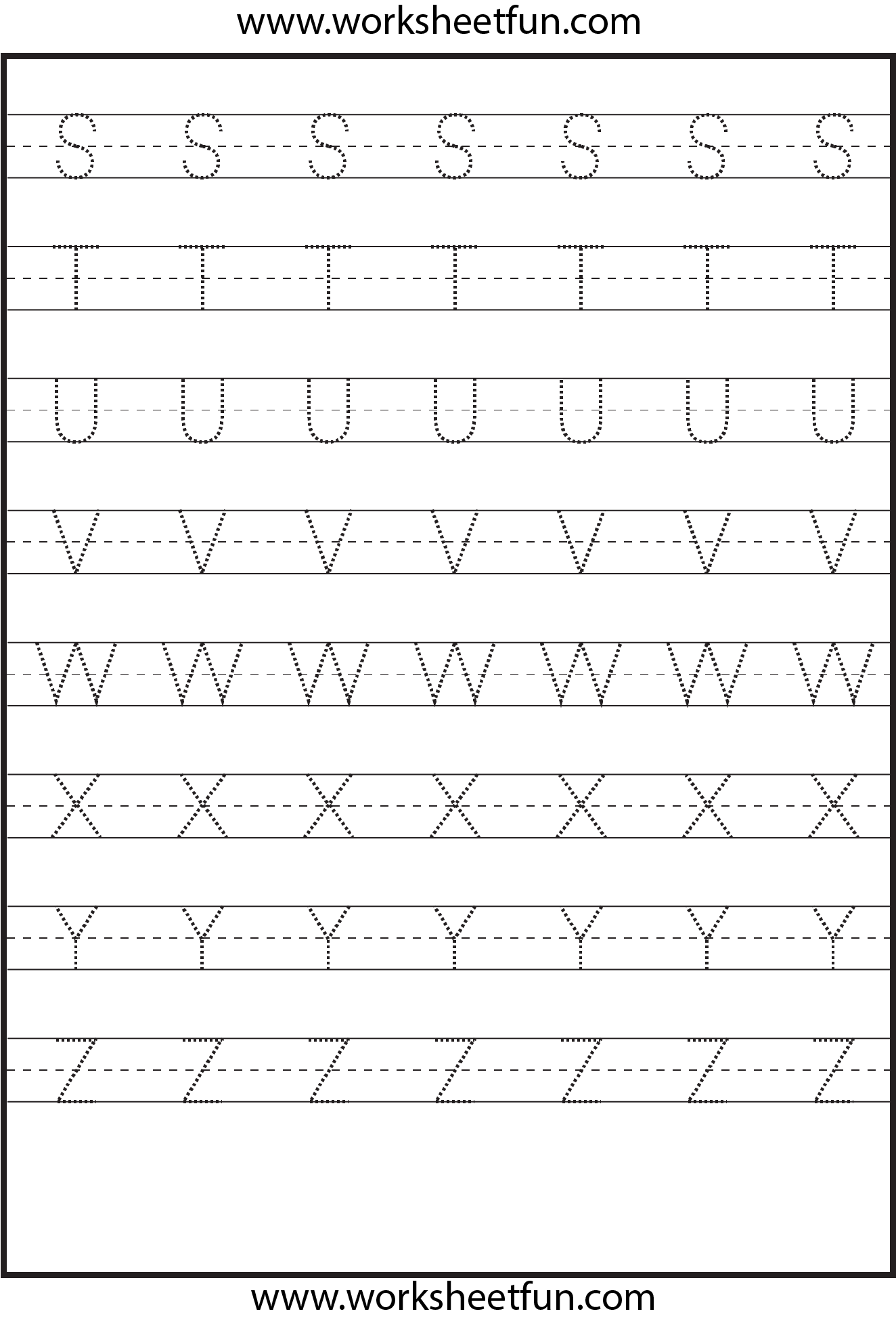 Tracing – Uppercase Letters – Capital Letters – 3 Worksheets / FREE ...