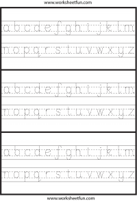 Lowercase Letter Tracing – 1 Worksheet / FREE Printable Worksheets ...