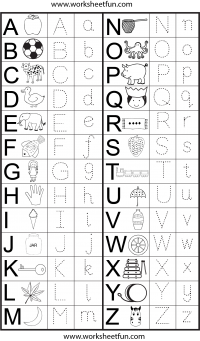 Capital & Small Letter Tracing Worksheet / FREE Printable Worksheets
