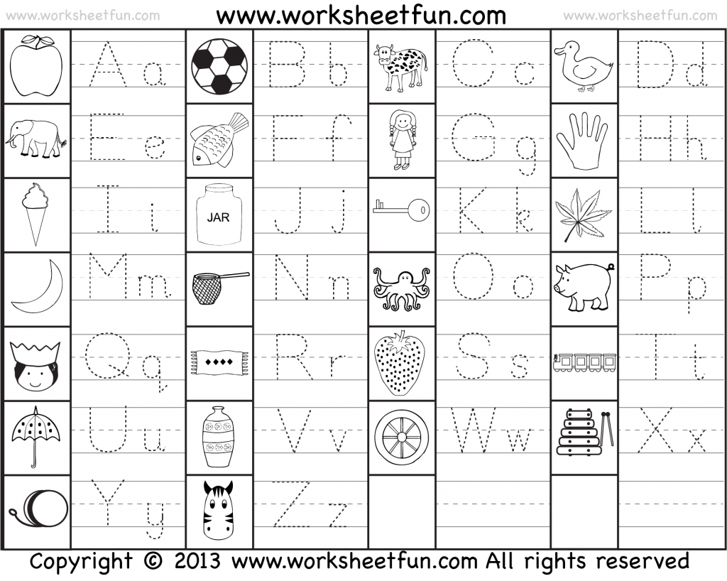 Alphabet Tracing Worksheets Capital Letters Tracinglettersworksheetscom Tracing And Writing 