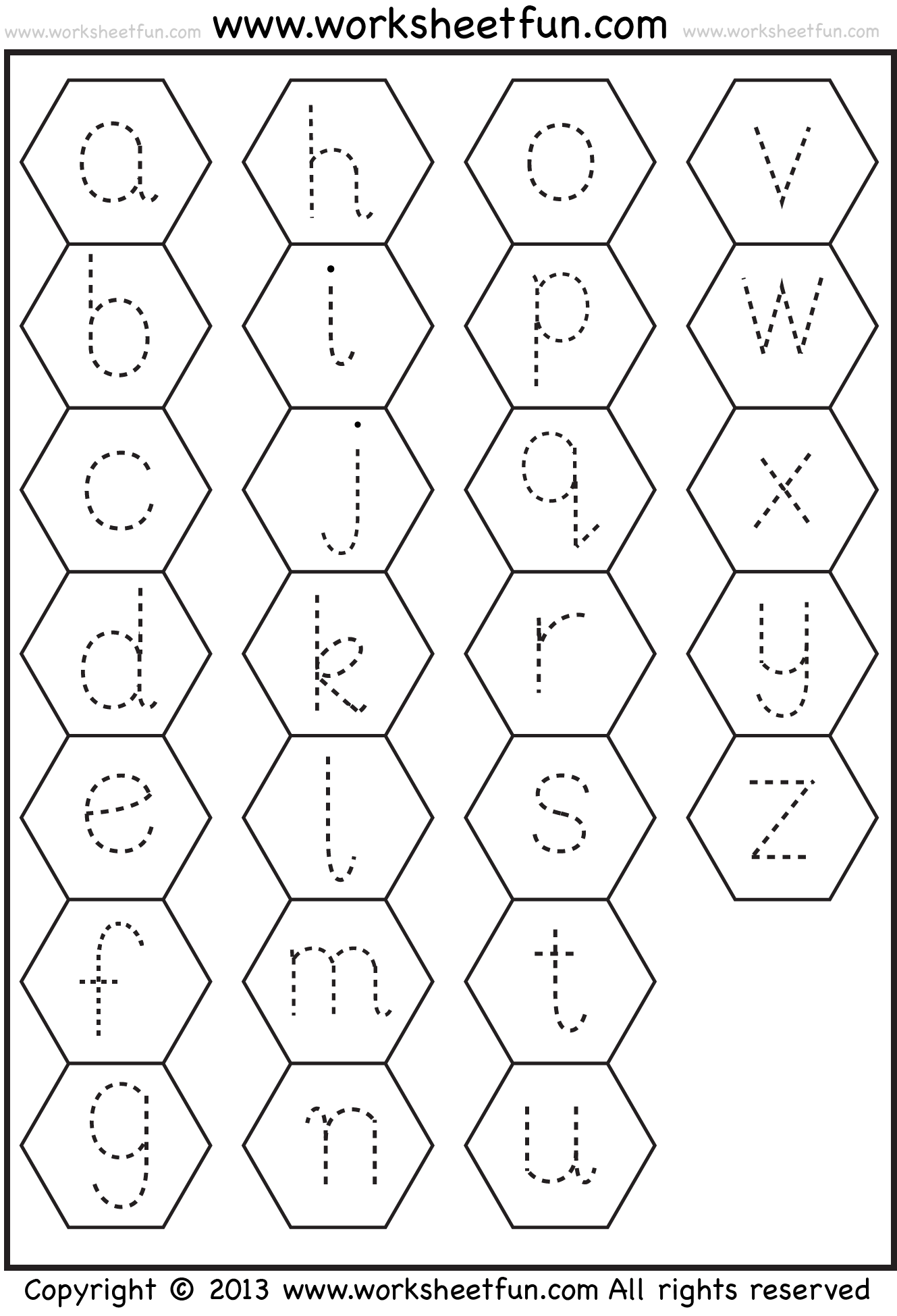 Alphabet worksheet