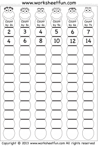 skip counting by 2 3 4 5 6 and 7 worksheet free printable worksheets worksheetfun