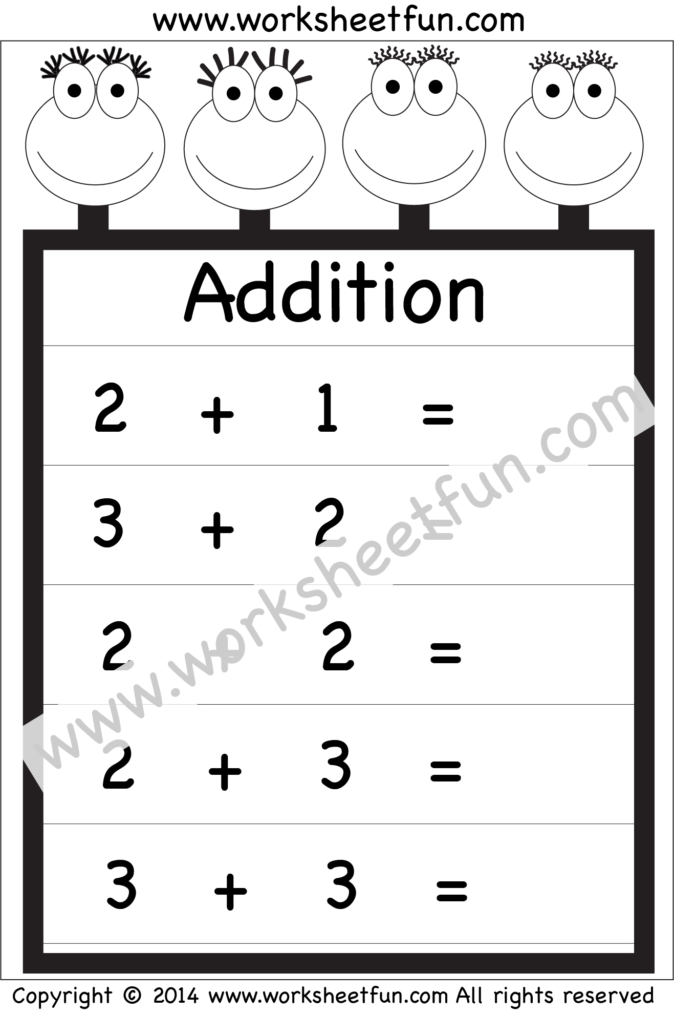 Kindergarten Addition Worksheets Beginner Addition 3 Worksheets Free Printable Worksheets 0846