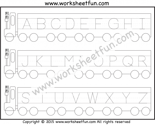 Letter Tracing Worksheet – Capital Letters / FREE Printable Worksheets ...