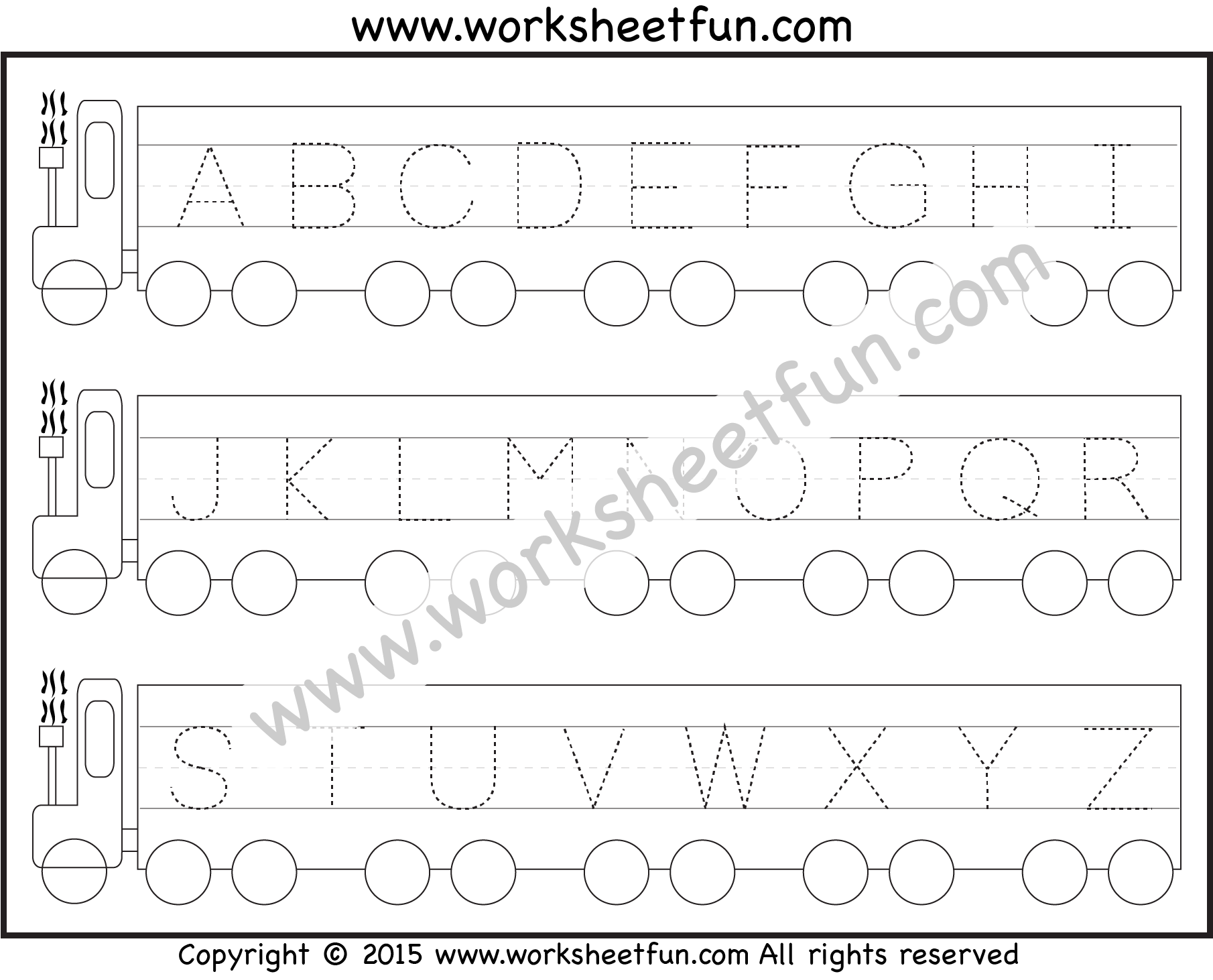 Letter Tracing Worksheet – Capital Letters / FREE Printable Worksheets ...