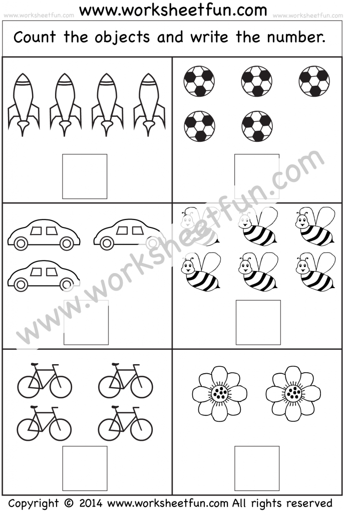 Counting Worksheets – 8 Worksheets / FREE Printable Worksheets ...