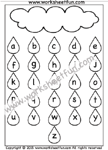 Letter Chart – a to z – Alphabet Chart / FREE Printable Worksheets ...