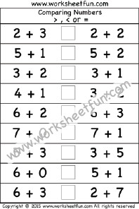 Number – Comparing / FREE Printable Worksheets – Worksheetfun
