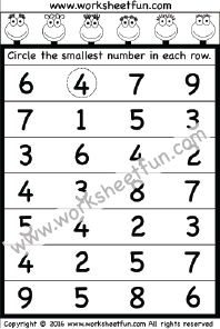 number greater smaller free printable worksheets worksheetfun
