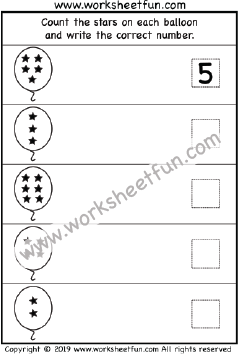 Counting – Count how many – 1 Worksheet / FREE Printable Worksheets ...