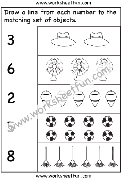 Counting – One Worksheet / FREE Printable Worksheets – Worksheetfun