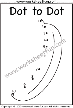 Dot to Dot Worksheets / FREE Printable Worksheets – Worksheetfun