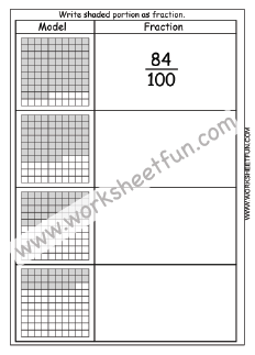 Fraction Worksheets / FREE Printable Worksheets – Worksheetfun