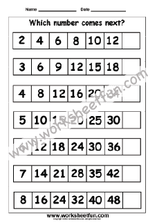 Pattern Worksheets   Free Printable Worksheets – Worksheetfun