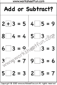 addition subtraction 1 more 1 less free printable worksheets worksheetfun